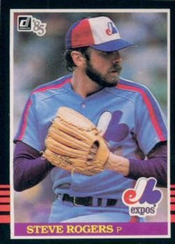 #219 Steve Rogers - Montreal Expos - 1985 Donruss Baseball