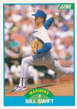 #219 Bill Swift - Seattle Mariners - 1989 Score Baseball