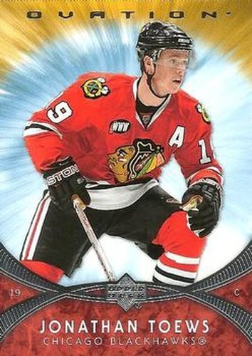 #219 Jonathan Toews - Jonathan Toews - 2007-08 Upper Deck Ovation Hockey