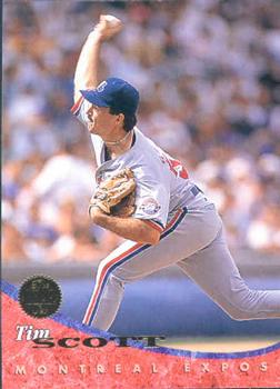 #219 Tim Scott - Montreal Expos - 1994 Leaf Baseball