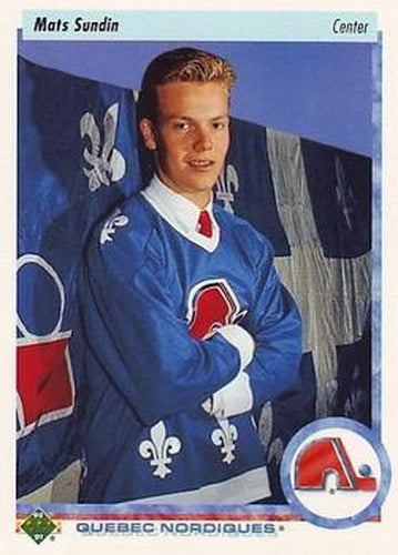 #219 Mats Sundin - Toronto Maple Leafs - 1995-96 Upper Deck Hockey