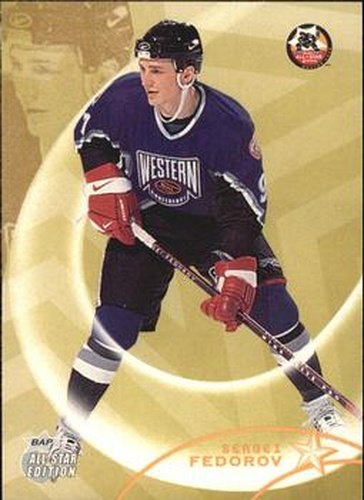 #21 Sergei Fedorov - Detroit Red Wings - 2002-03 Be a Player All-Star Edition Hockey