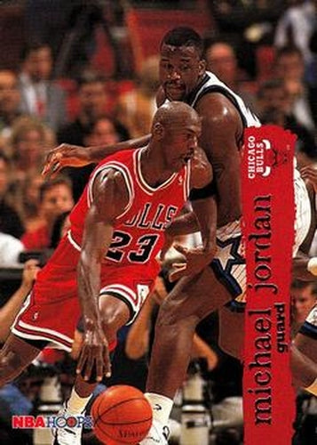 #21 Michael Jordan - Chicago Bulls - 1995-96 Hoops Basketball
