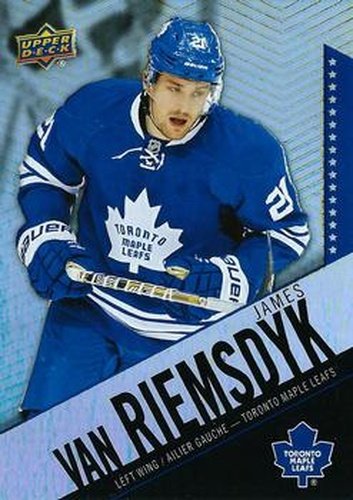 #21 James van Riemsdyk - Toronto Maple Leafs - 2015-16 Upper Deck Tim Hortons Hockey
