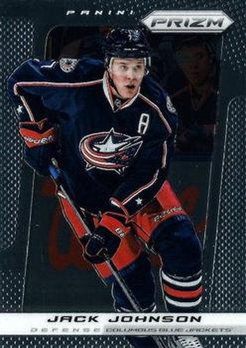 #21 Jack Johnson - Columbus Blue Jackets - 2013-14 Panini Prizm Hockey