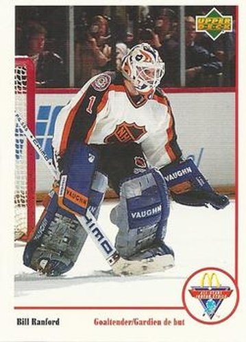 #Mc-21 Bill Ranford - Edmonton Oilers - 1991-92 Upper Deck McDonald's All-Stars Hockey