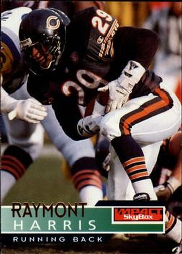 #21 Raymont Harris - Chicago Bears - 1995 SkyBox Impact Football