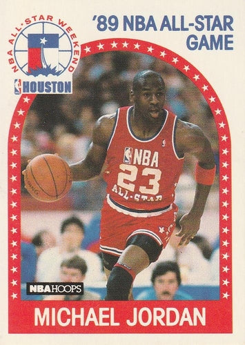 #21 Michael Jordan - Chicago Bulls - 1989-90 Hoops Basketball