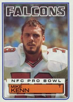 #21 Mike Kenn - Atlanta Falcons - 1983 Topps Football