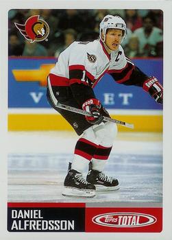 #TTC21 Daniel Alfredsson - Ottawa Senators - 2002-03 Topps Total Hockey - Team Checklists