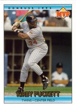 #21 Kirby Puckett - Minnesota Twins - 1992 Donruss McDonald's MVP Baseball