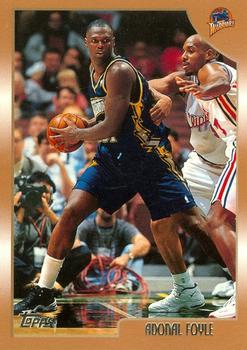 #21 Adonal Foyle - Golden State Warriors - 1998-99 Topps Basketball