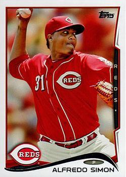 #21 Alfredo Simon - Cincinnati Reds - 2014 Topps Baseball