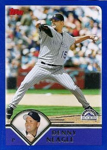 #21 Denny Neagle - Colorado Rockies - 2003 Topps Baseball