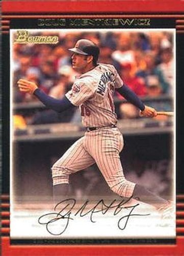 #21 Doug Mientkiewicz - Minnesota Twins - 2002 Bowman Baseball