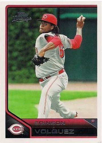 #21 Edinson Volquez - Cincinnati Reds - 2011 Topps Lineage Baseball