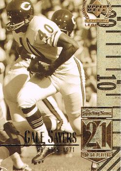 #21 Gale Sayers - Chicago Bears - 1999 Upper Deck Century Legends Football