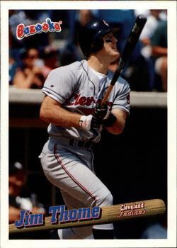 21 Jim Thome - Cleveland Indians - 1996 Bazooka Baseball – Isolated Cards