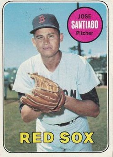 #21 Jose Santiago - Boston Red Sox - 1969 Topps Baseball