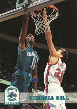 #21 Kendall Gill - Charlotte Hornets - 1993-94 Hoops Basketball