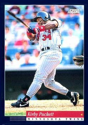 #21 Kirby Puckett - Minnesota Twins -1994 Score Baseball