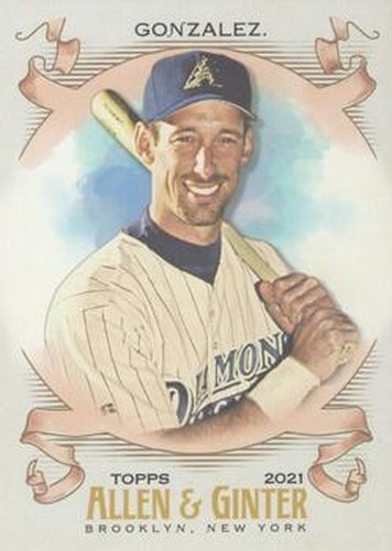 #21 Luis Gonzalez - Arizona Diamondbacks - 2021 Topps Allen & Ginter Baseball