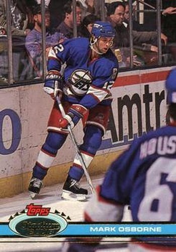 #21 Mark Osborne - Winnipeg Jets - 1991-92 Stadium Club Hockey