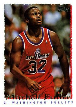 #21 Mitchell Butler - Washington Bullets - 1994-95 Topps Basketball