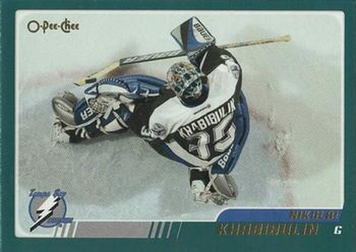 #21 Nikolai Khabibulin - Tampa Bay Lightning - 2003-04 O-Pee-Chee Hockey