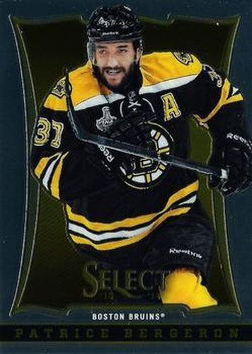 #21 Patrice Bergeron - Boston Bruins - 2013-14 Panini Select Hockey