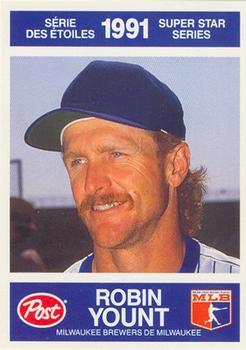 #21 Robin Yount - Milwaukee Brewers - 1991 Post Canada Super Star Series Baseball