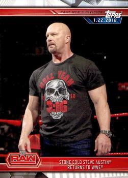 #21 Stone Cold Steve Austin Returns to WWE - 2019 Topps WWE Road to Wrestlemania Wrestling