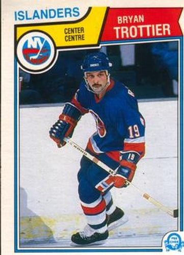 #21 Bryan Trottier - New York Islanders - 1983-84 O-Pee-Chee Hockey
