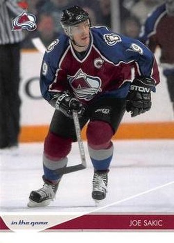 #21 Joe Sakic - Colorado Avalanche - 2003-04 In The Game Toronto Star Hockey