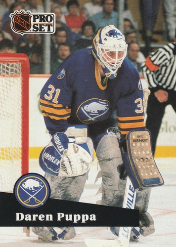 #21 Daren Puppa - 1991-92 Pro Set Hockey