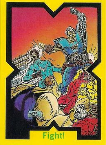 #21 Fight! - 1991 Marvel Comic Images X-Force
