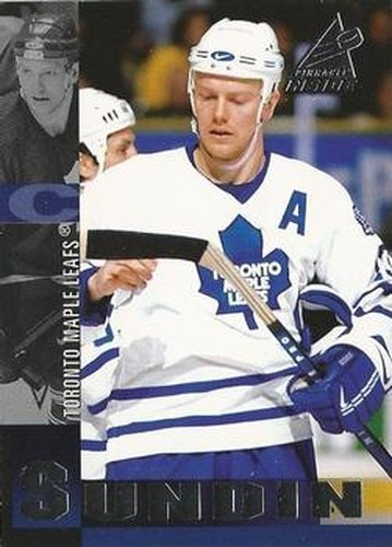 #21 Mats Sundin - Toronto Maple Leafs - 1997-98 Pinnacle Inside Hockey