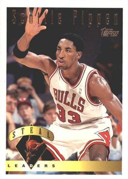 #21 Scottie Pippen - Chicago Bulls - 1995-96 Topps Basketball
