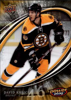 #21 David Krejci - Boston Bruins - 2008-09 Upper Deck Power Play Box Set Hockey