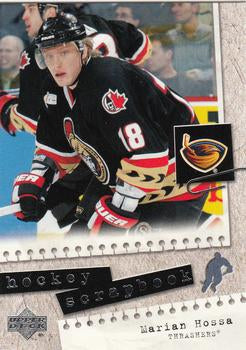 #HS21 Marian Hossa - Atlanta Thrashers - 2005-06 Upper Deck - Hockey Scrapbook