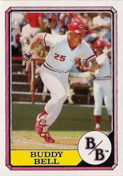 #21 Buddy Bell - Cincinnati Reds - 1987 Topps Boardwalk and Baseball