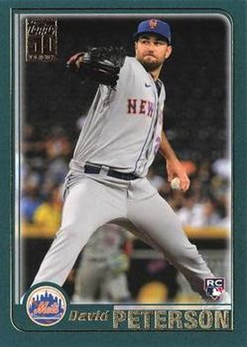 #220 David Peterson - New York Mets - 2021 Topps Archives Baseball