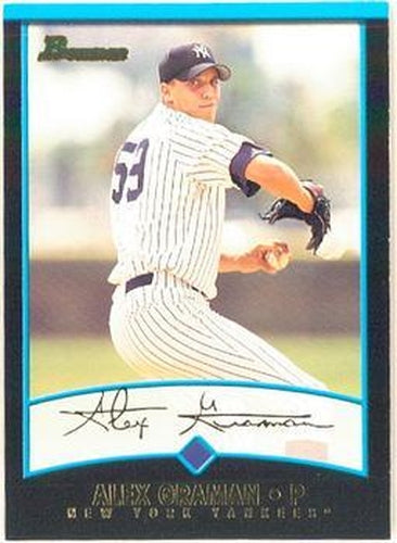#220 Alex Graman - New York Yankees - 2001 Bowman Baseball