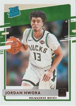 #220 Jordan Nwora - Milwaukee Bucks - 2020-21 Donruss Basketball