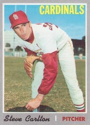 #220 Steve Carlton - St. Louis Cardinals - 1970 Topps Baseball