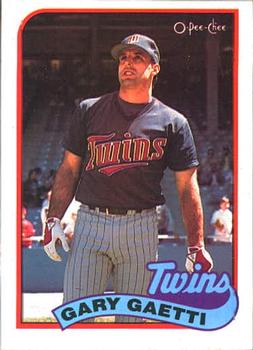#220 Gary Gaetti - Minnesota Twins - 1989 O-Pee-Chee Baseball