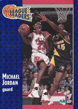 #220 Michael Jordan - Chicago Bulls - 1991-92 Fleer Basketball