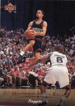 #220 Mahmoud Abdul-Rauf - Denver Nuggets - 1995-96 Upper Deck Basketball