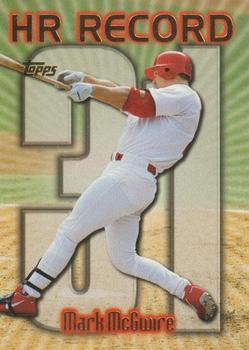 #220ae Mark McGwire - VAR: HR 31 - St. Louis Cardinals - 1999 Topps Baseball