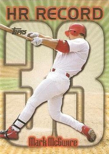 #220ag Mark McGwire - VAR: HR 33 - St. Louis Cardinals - 1999 Topps Baseball
